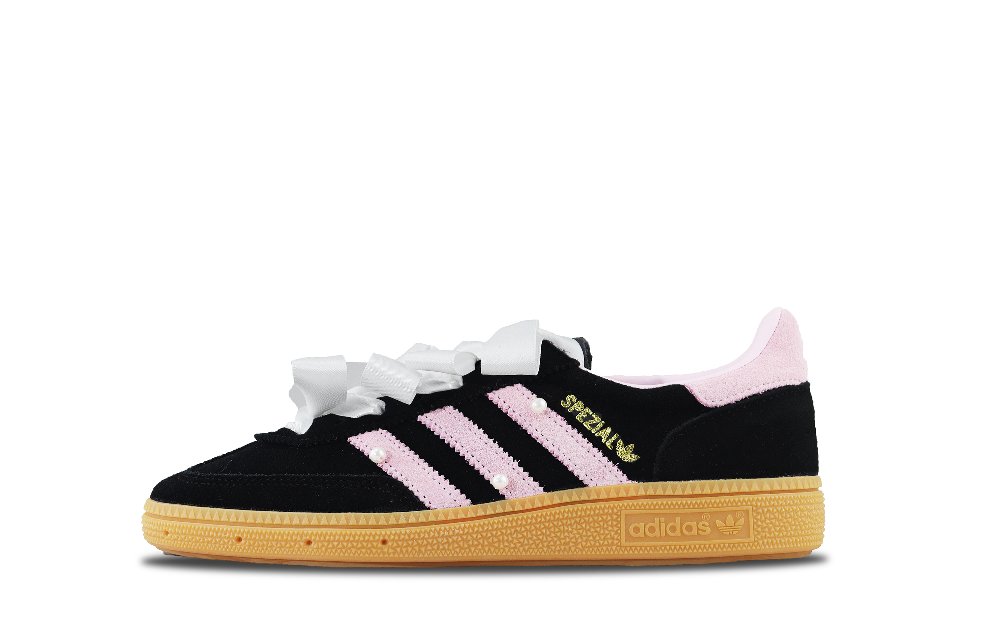 Adidas Originals HANDBALL SPEZIAL Anti Slip Wear Resistant Low Top Skateboard Shoes Women's Pink