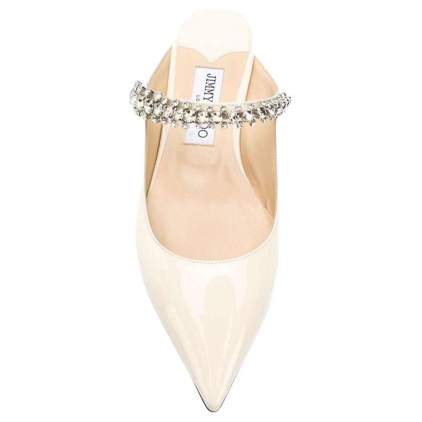 Jimmy Choo Bing Closed Toe Slippers Women's Linen