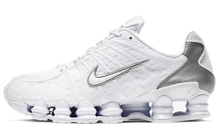 Nike Shox Tl White Metallic Silver