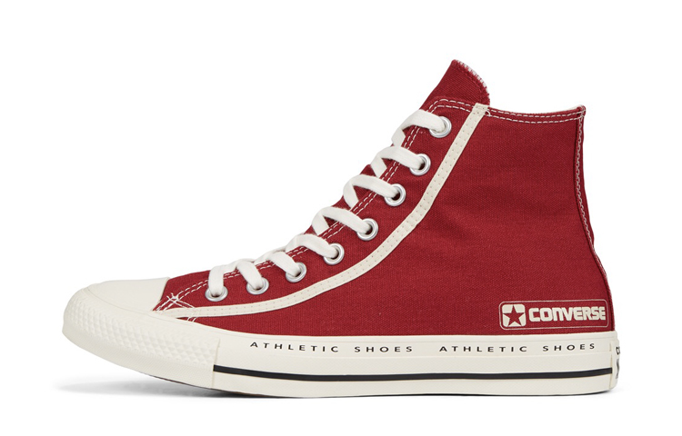 Converse Chuck Taylor All Star Bold Branding High Top 'Red White'