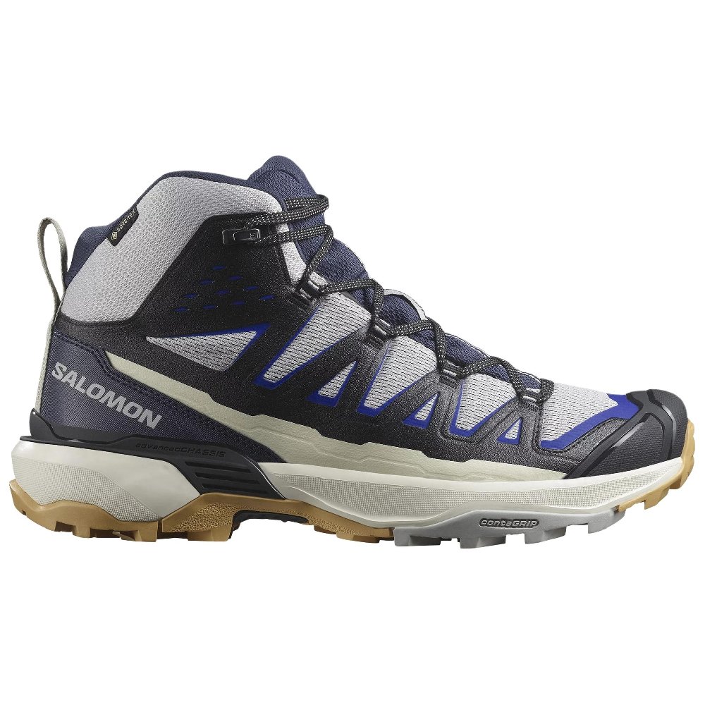 SALOMON X ULTRA 360 Anti-Slip Wear-Resistant Mid-Top Hiking Shoes Men's Gray Black