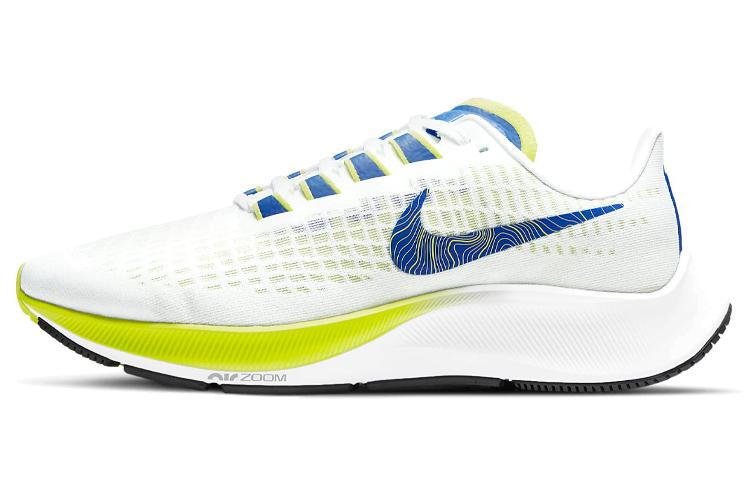 Nike Pegasus 37 Running Shoes Women's Low Top White/Blue/Green