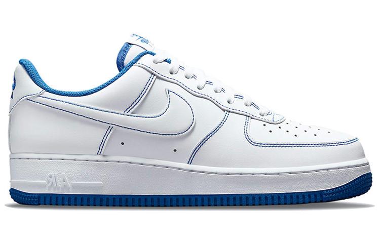 Nike Air Force 1 '07 'Contrast Stitch White Game Royal' купить в интернет-магазине Yoocart с быстрой доставкой по России.