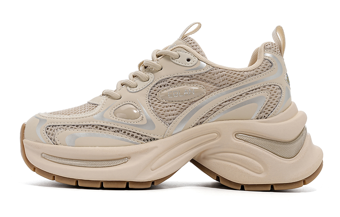 EBLAN Height Increasing Low-Top Chunky Sneakers Women's Silver купить в интернет-магазине Yoocart с быстрой доставкой по России.