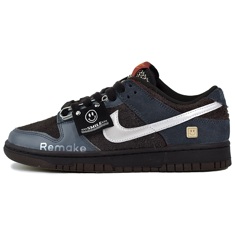 Nike Dunk Skateboard Shoes Unisex Low-Top Navy Blue