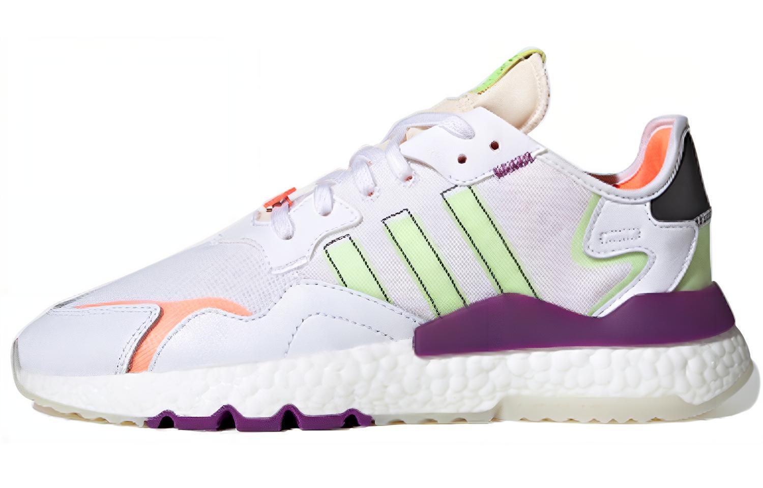 Adidas Originals Nite Jogger 'White Green Purple'