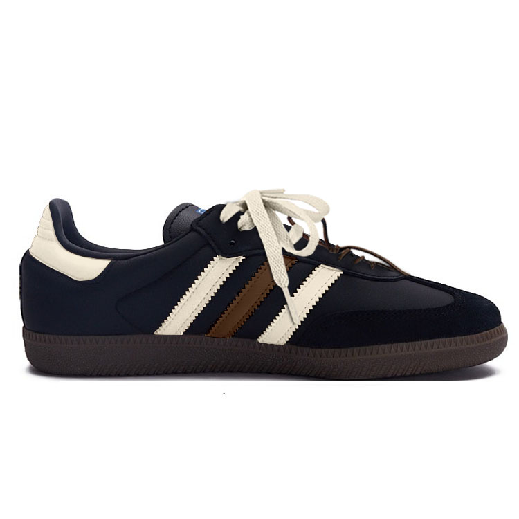 Adidas Originals SAMBA OG Slip Resistant Low Top Skateboard Shoes Unisex Beige Black купить в интернет-магазине Yoocart с быстрой доставкой по России.