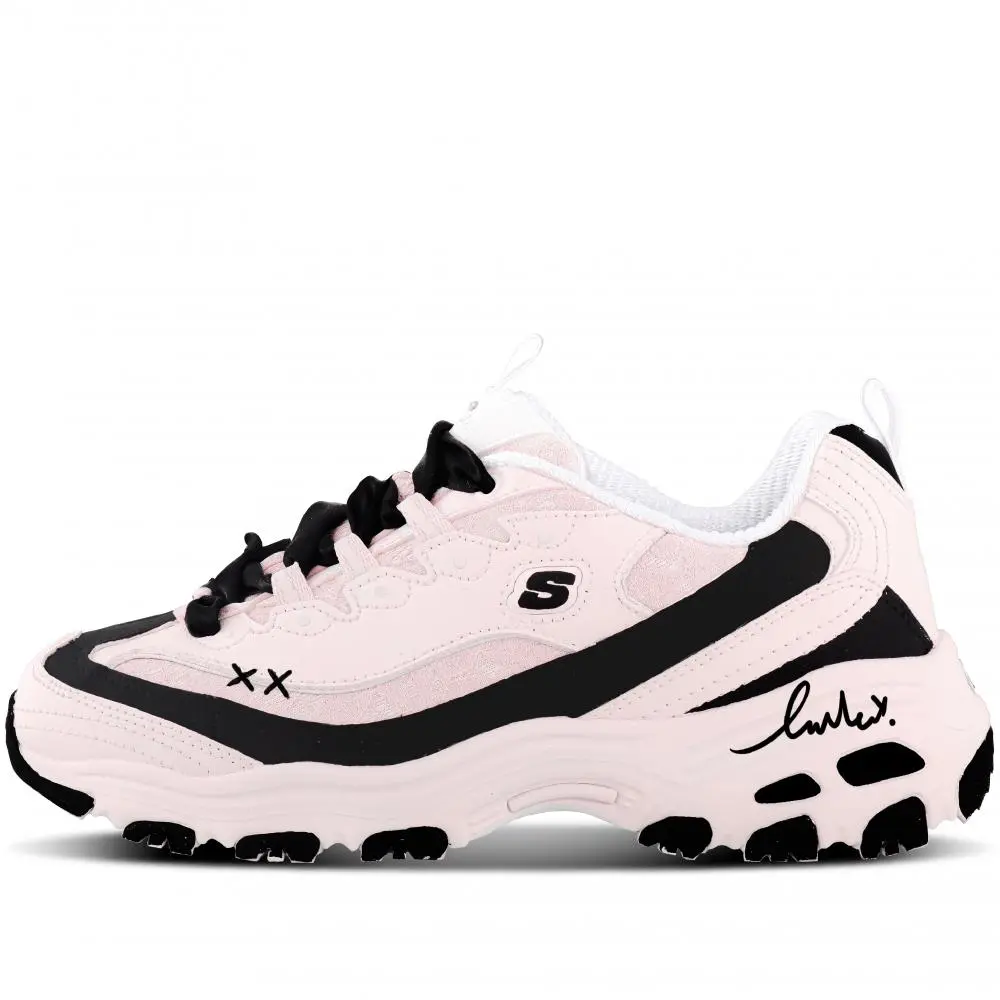 Skechers D'Lites 1.0 Chunky Sneakers Women's Low top Pink/Black
