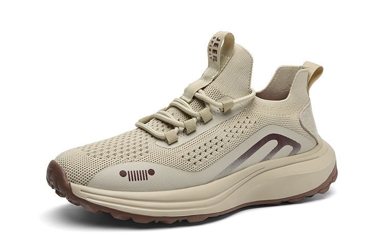JEEP SPIRIT Low Top Running Shoes Men's Natural Deer
