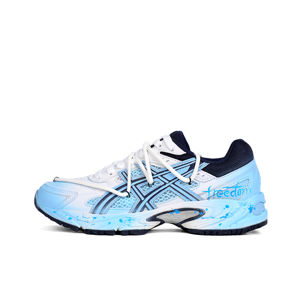 Asics Gel-170 Anti-Slip Wear-Resistant Low-Top Casual Running Shoes Unisex Blue