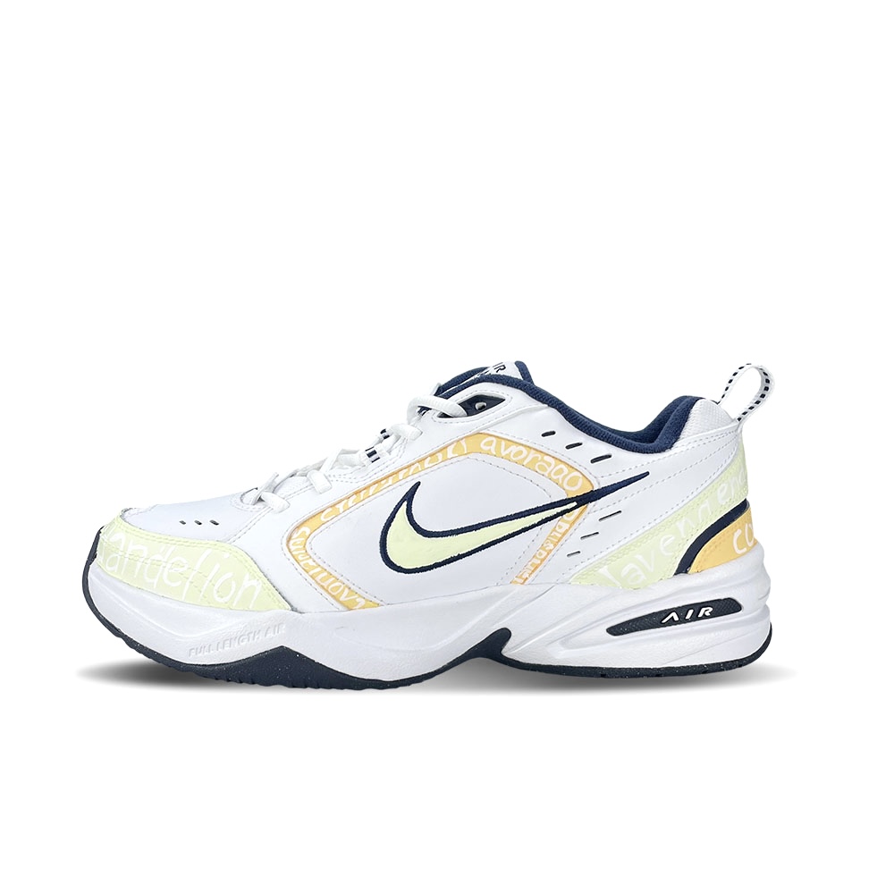 Nike Air Monarch 4 Abrasion Resistant Low Top Chunky Sneakers Unisex Yellow