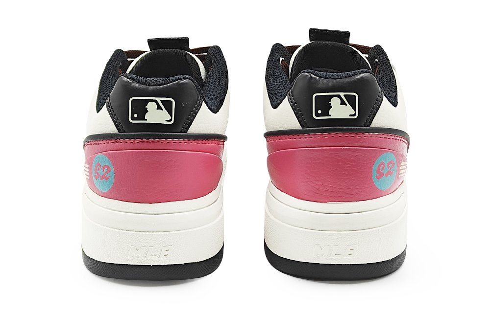 MLB Chunky Liner Abrasion Resistant Low Top Skateboard Shoes Unisex Blue Pink