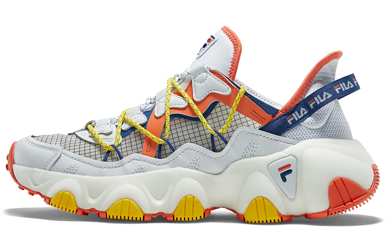 FILA FUSION Fila Jagger Vntg Running Shoes Gs Yellow/White/Orange Women's