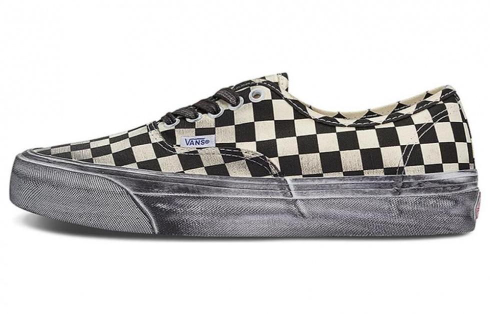 Authentic Og Vans Lx 'Stressed Black Checkerboard'