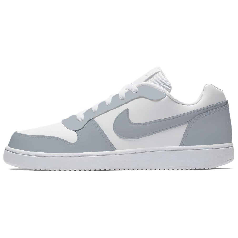 Nike EBERNON Zhiye, Matte Baroque Anti Slip Wear Resistant Low Top Skateboard Shoes Unisex Gray