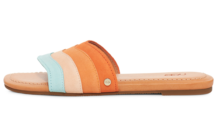 UGG Rubber Sole Slide Slippers Women's Citrus Orange