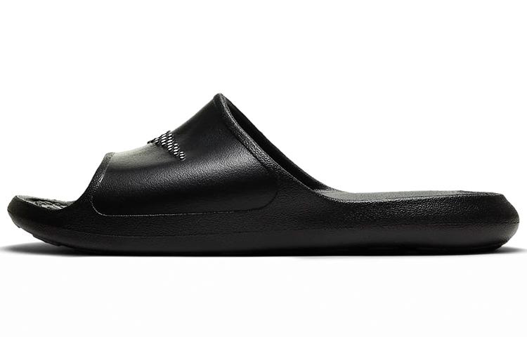 Nike Victori One Shower Slide Polka Dot Swoosh Black Women's
