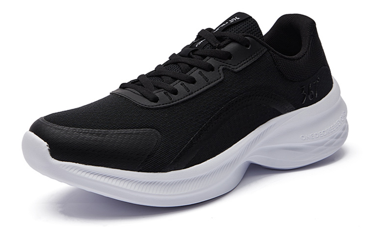 361° Slip Resistant, Abrasion Resistant, Breathable Low Top Running Shoes Men's Black White купить в интернет-магазине Yoocart с быстрой доставкой по России.