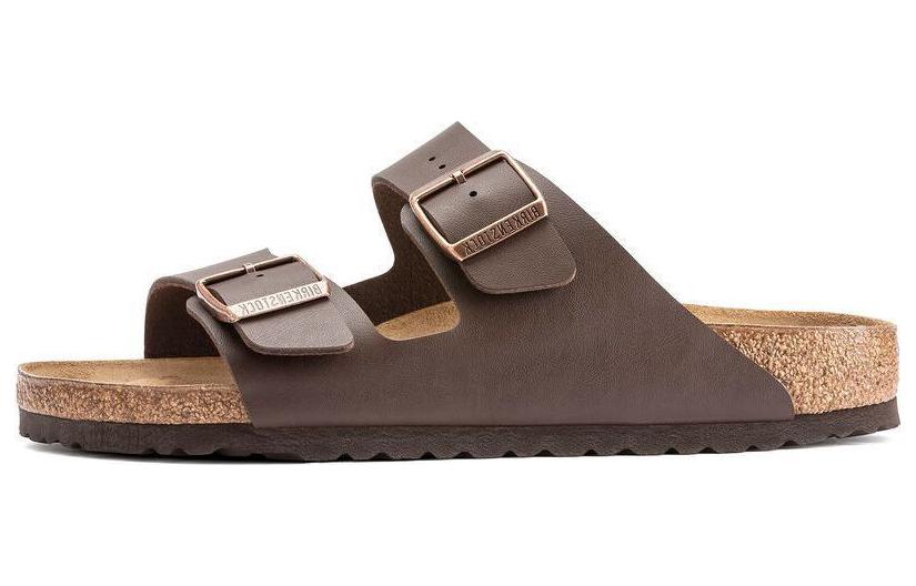 Birkenstock Arizona Birko Flor 'Dark Brown'