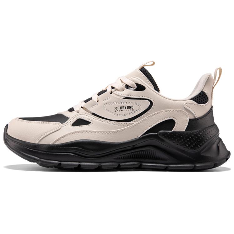 361° Wear resistant And Lightweight Low Top Casual Shoes Women's Beige Black
