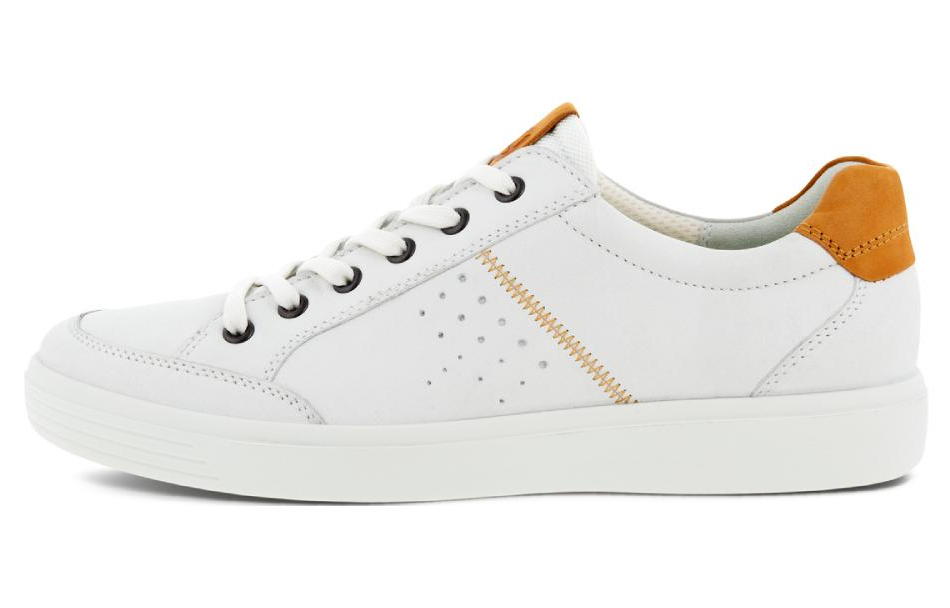 Ecco Low Top Skateboard Shoes Men's White