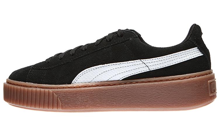 PUMA Suede Platform Sneakers 'Black Brown' Women's