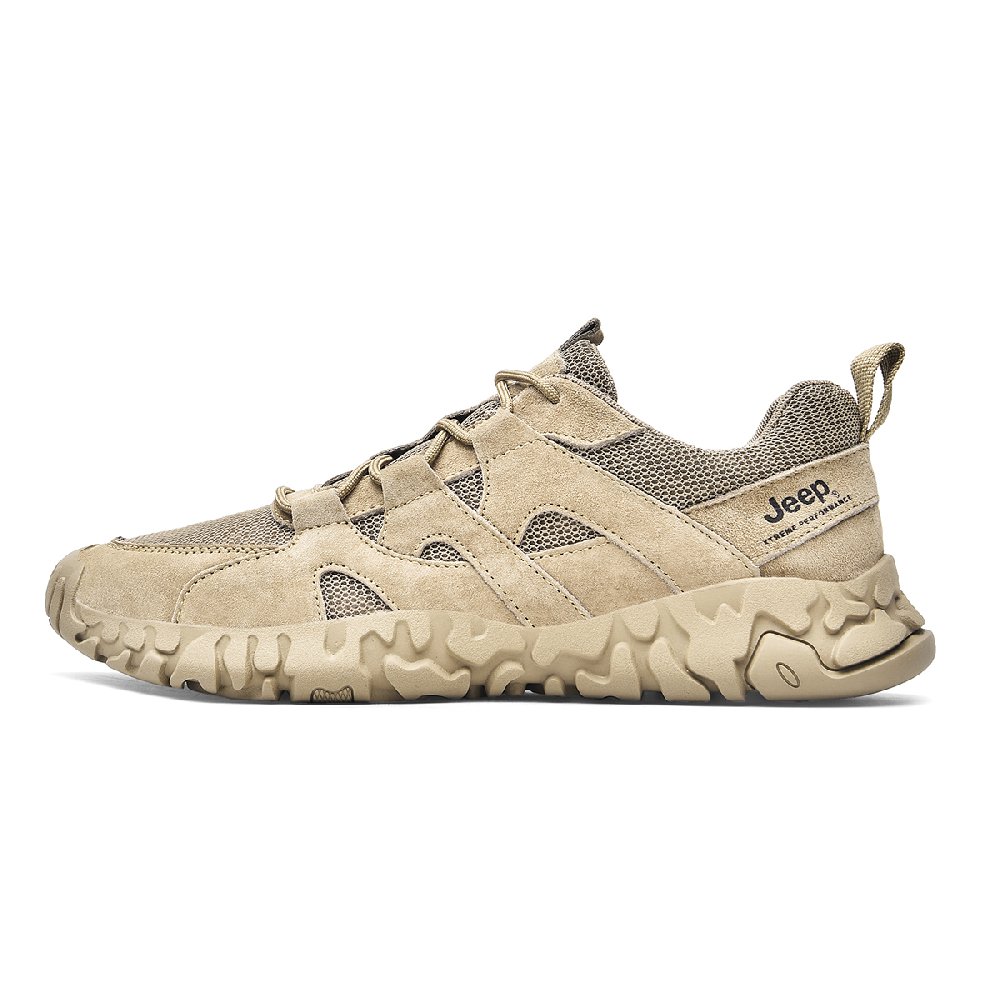 Jeep Low Top Outdoor Shoes Men's Khaki