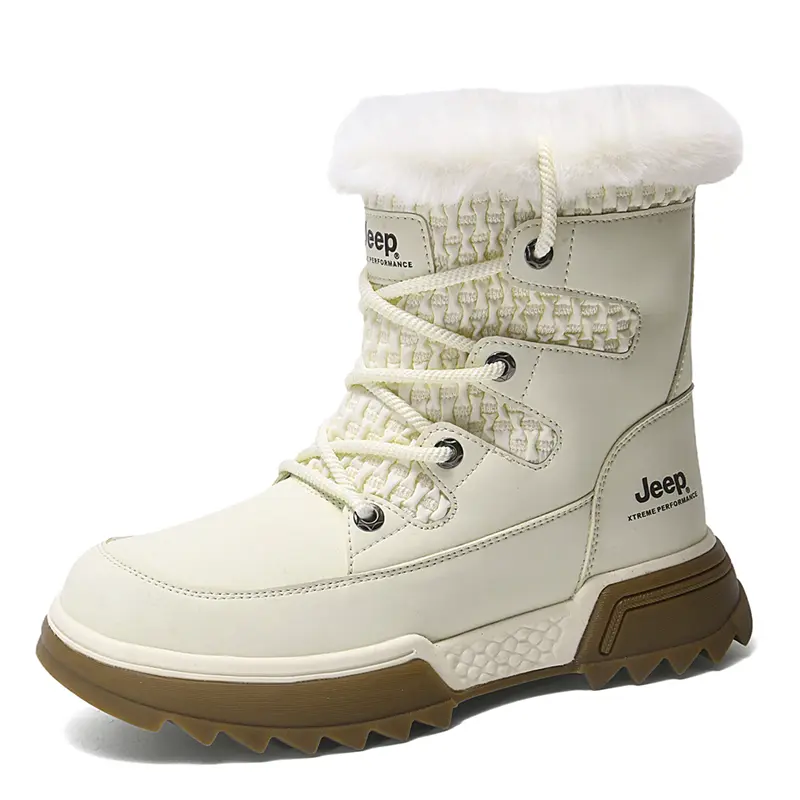 Jeep Warm Wear-Resistant Cushioning Short Snow Boots Men's