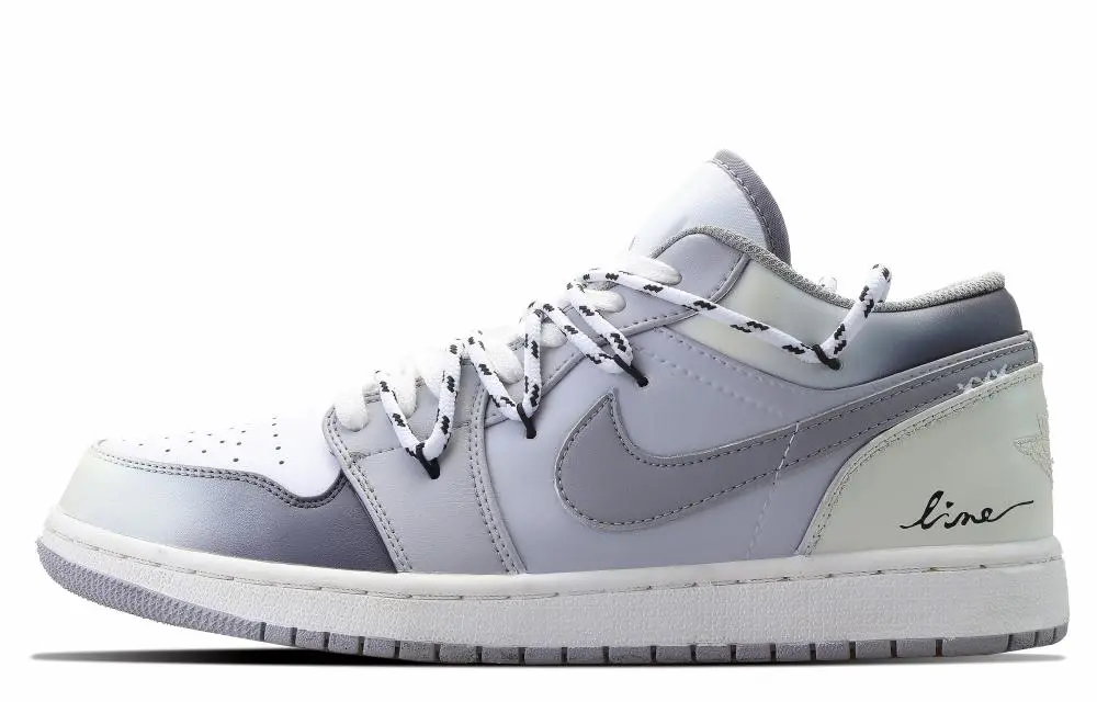 Jordan Air Jordan 1 Vintage Basketball Shoes Men's Low top White