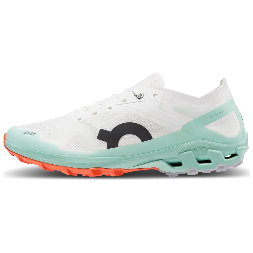 On Cloudventure Peak 3 Low Top Running Shoes Men's White Cyan