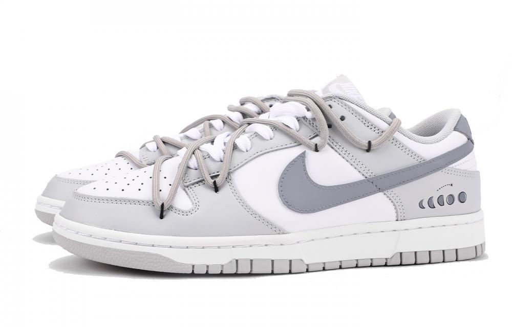 Nike Dunk Skateboard Shoes Men Low-Top White Gray