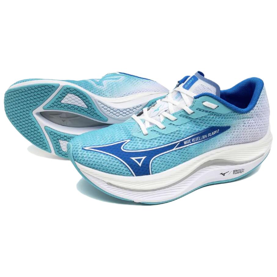 Mizuno Wave Rebellion Flash 2 'River Blue'