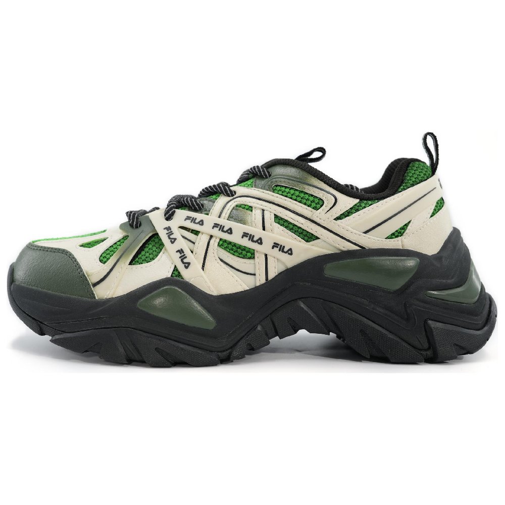 FILA SOFIA 1S Slip-Resistant Breathable Lightweight Height Increasing Rebound Low-Top Basketball Shoes Unisex Green