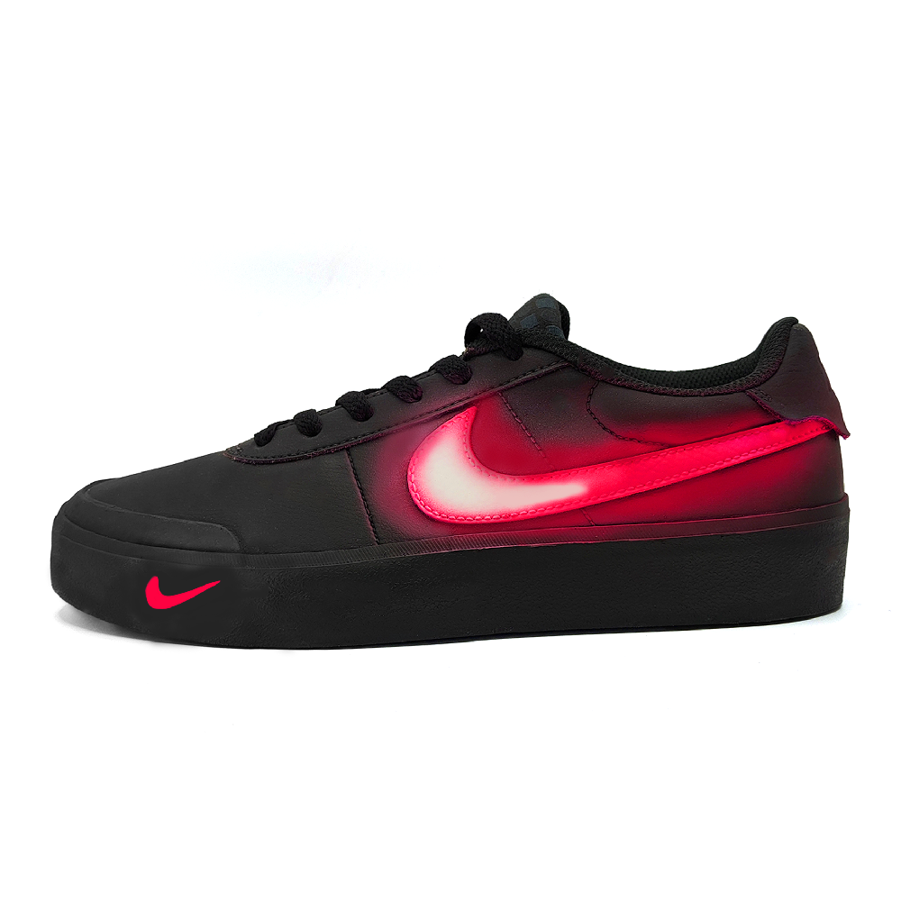 Nike Court Shot Before The Thunderstorm Non slip Lightweight Low Top Skateboard Shoes Unisex Red