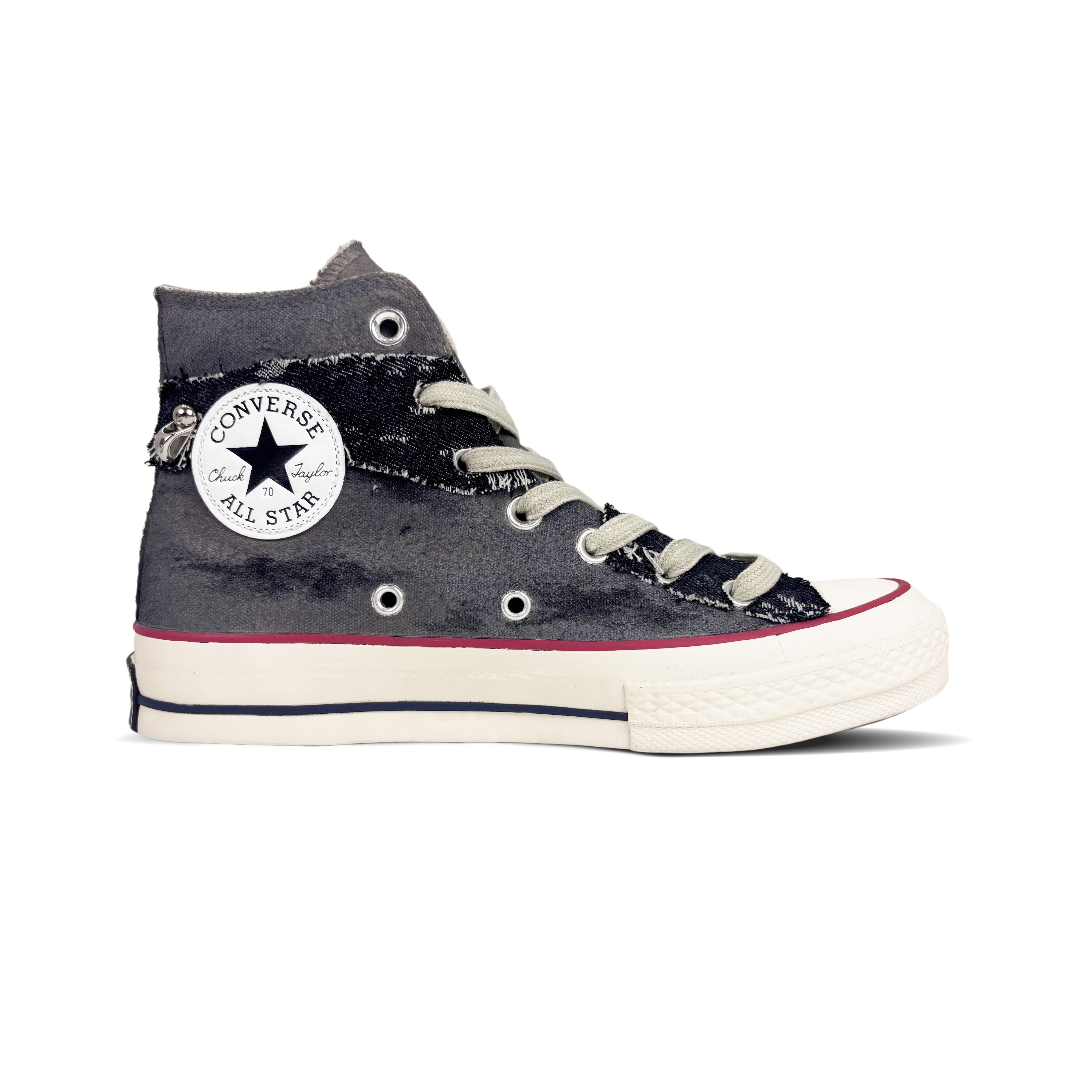 Converse Chuck 70 Abrasion Resistant High Top Canvas Shoes Unisex Black White Red купить в интернет-магазине Yoocart с быстрой доставкой по России.