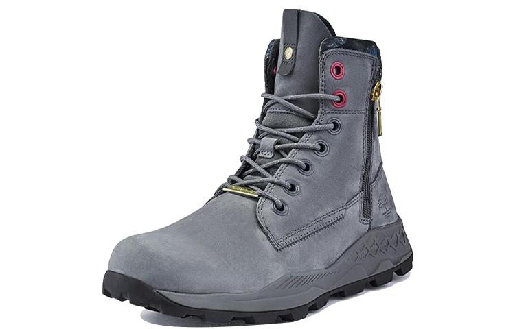 Timberland Brooklyn Side Zip Boots 'Medium Grey Nubuck' купить в интернет-магазине Yoocart с быстрой доставкой по России.