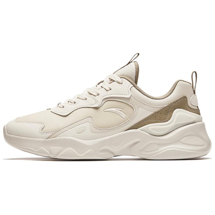 Anta Callus Removal GZ Anti-Slip Wear-Resistant Low-Top Casual Shoes Men's Light Smoke Gray Sandy Grayish Beige
