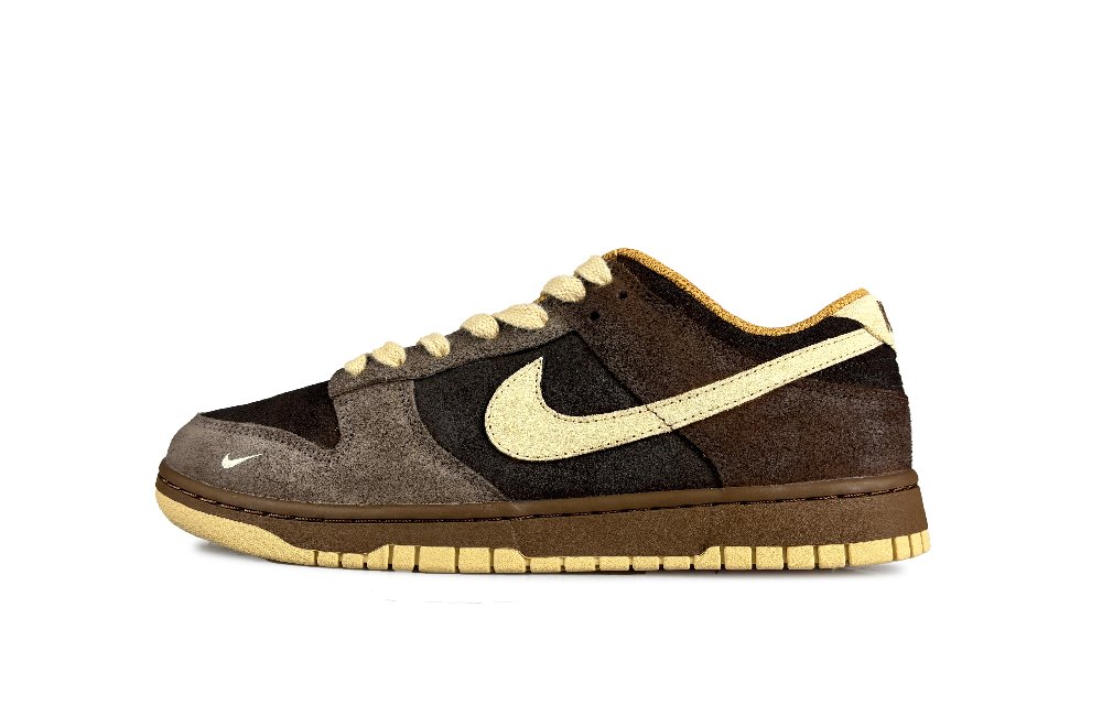 Nike Dunk Mocha Abrasion Resistant Low top Skateboard Shoes Unisex Brown