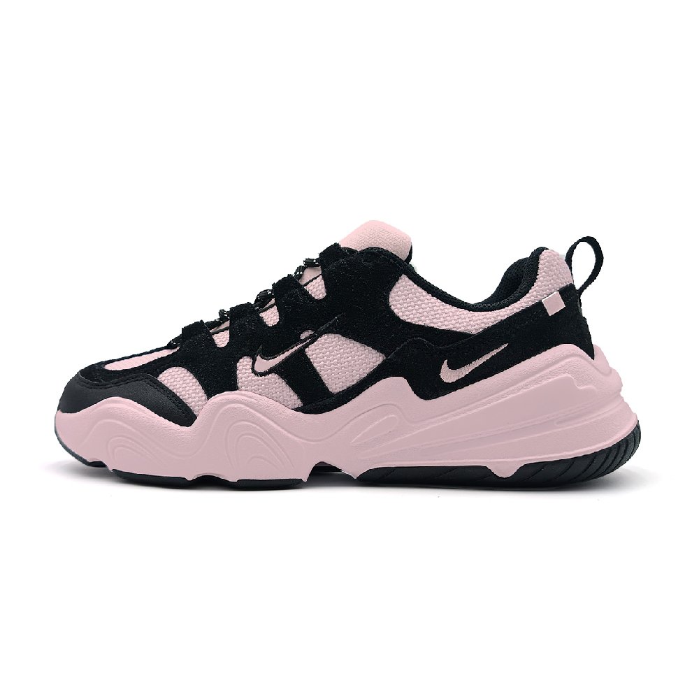 Nike Tech Hera Six Dynasties Gold Powder Low Top Casual Shoes Unisex Black Pink