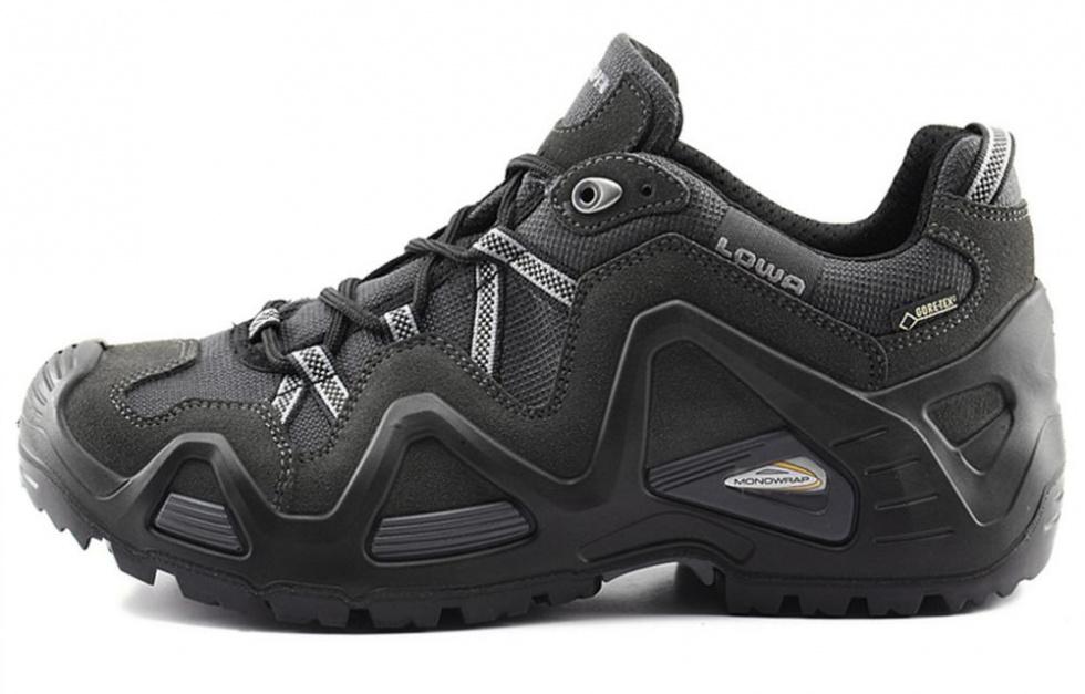Lowa ZEPHYR Gt Anti-Slip Wear-Resistant Waterproof And Breathable Low-Top Outdoor Shoes Men's Dark Gray