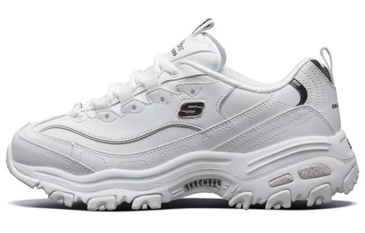 Skechers D'Lites Gs White/Black Women's