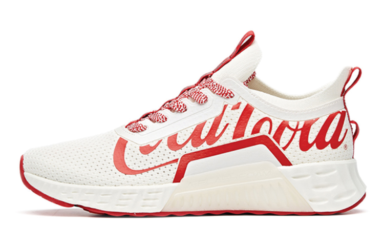 Coca cola X ANTA Variety Training Collection Training Shoes Men's Low top White Red