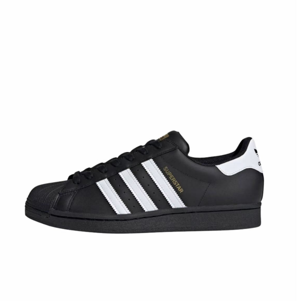 Adidas Originals SUPERSTAR Sweet Pink Leopard Anti Slip Wear Resistant Low Top Skateboard Shoes Unisex Black Pink