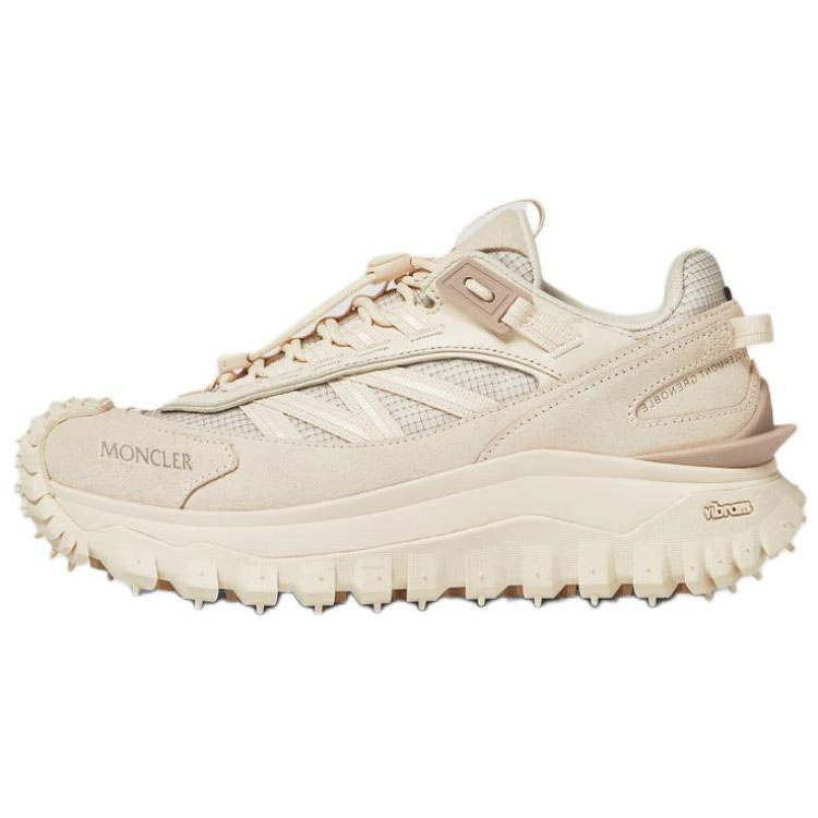 Moncler Trailgrip Low Top Casual Shoes Women's Light Beige