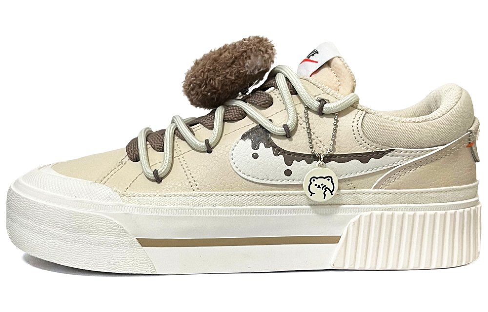 Nike Court Legacy Low-Top Skateboard Shoes Women's Brown