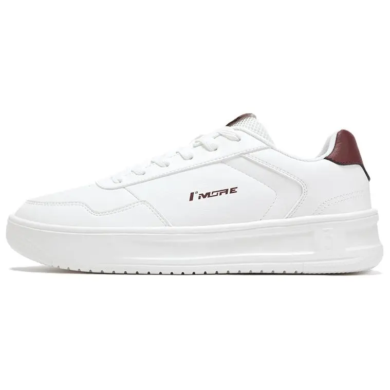 361° Green Grain Waterproof And Lightweight Low Top Skateboard Shoes Men's Feather White Black Cherry