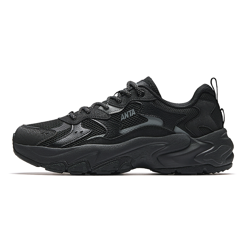 Anta Starry Sea 2.0 Height Increasing Lightweight Low Top Chunky Sneakers Men's Black