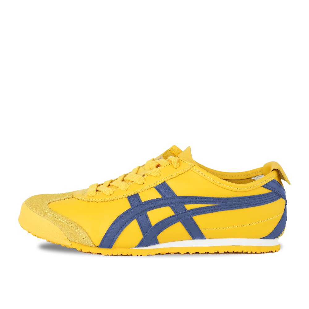 Onitsuka Tiger MEXICO 66 Abrasion Resistant Low Top Casual Shoes Unisex Yellow Blue