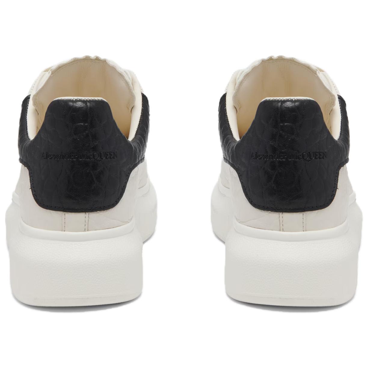 Alexander McQueen Oversized Off Low Top Skateboard Shoes Women's White