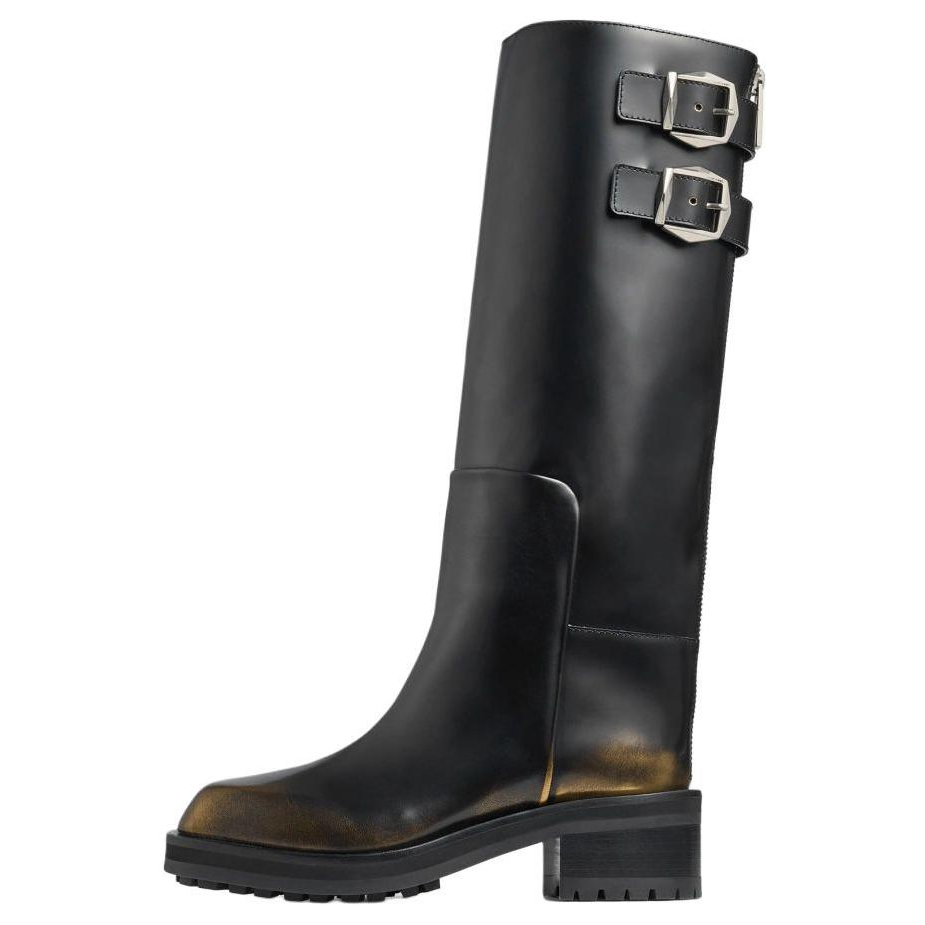 Jimmy Choo Brooklyn Knee-high Boots 5cm Women's Black